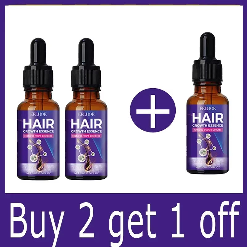 Hair Growth Essential Loss Regrowth Treatment Strengthens Hair Nourishes Scalp Light Weight Non Greasy Improve Scalp Circulation