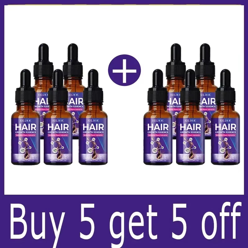 Hair Growth Essential Loss Regrowth Treatment Strengthens Hair Nourishes Scalp Light Weight Non Greasy Improve Scalp Circulation