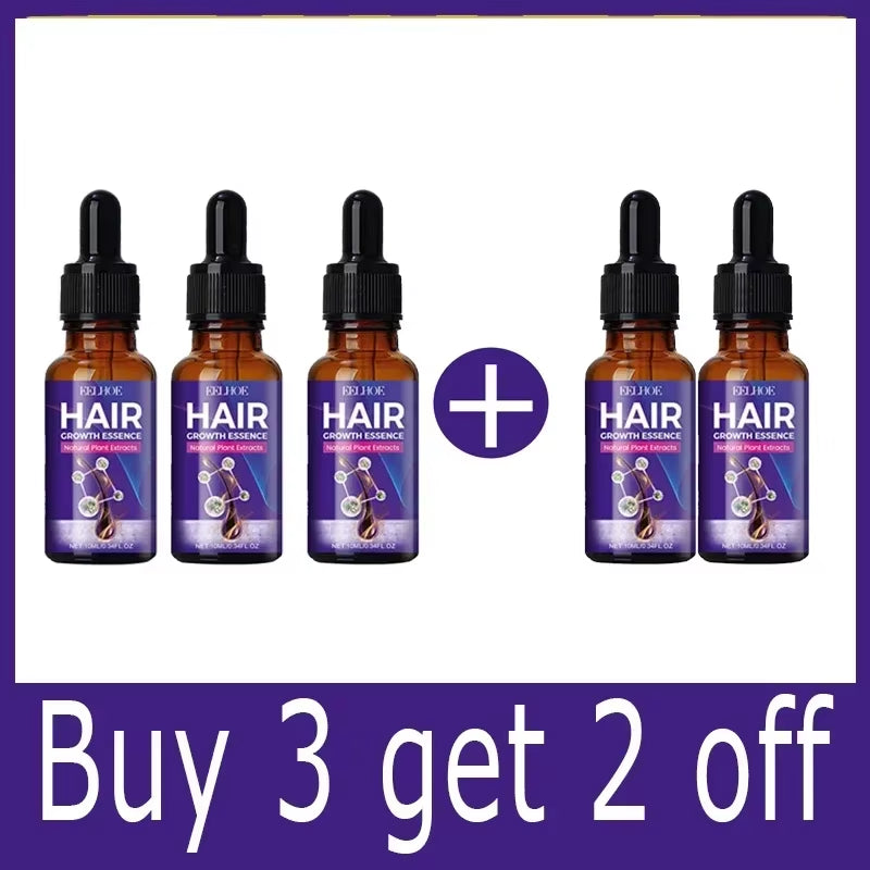 Hair Growth Essential Loss Regrowth Treatment Strengthens Hair Nourishes Scalp Light Weight Non Greasy Improve Scalp Circulation
